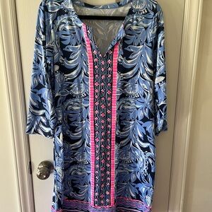 Lilly Pulitzer UPF 50 Dress size Large Sink or Swim Chilly Lilly NWOT